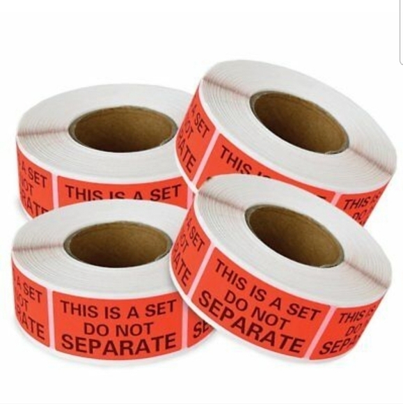 Amazon Seller 10‎ Rolls 5000 Lables This Is a Set Sticker FBA Label - Picture 1 of 8